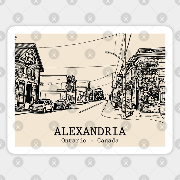 Alexandria - Ontario Magnet by Lakeric